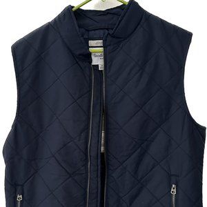Goodfellow & Co. Blue Lightweight Quilted Water/Wind Resistant Vest - Medium